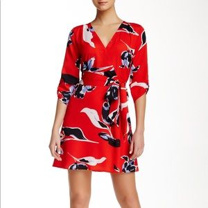 Yumi Kim Red Floral Dress A-Line